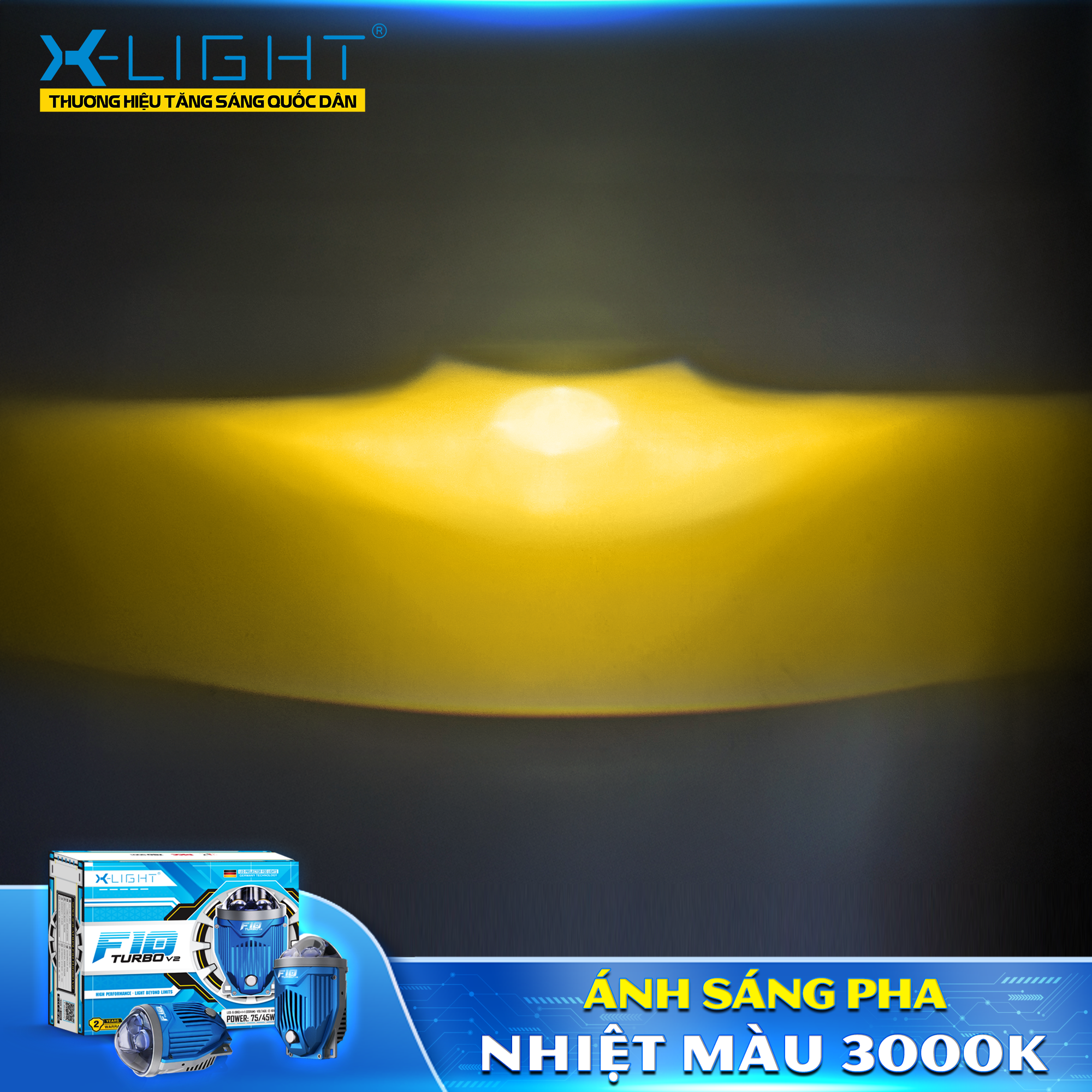 ĐÈN BI GẦM X-LIGHT F10 TURBO V2